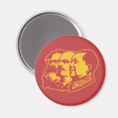 Aimant Marx Lenin Mao Portrait (Recto/Verso)