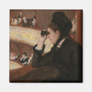 Aimant Mary Cassatt - Dans la loge