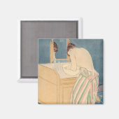 Aimant Mary Cassatt - Femme Baignade (Recto/Verso)