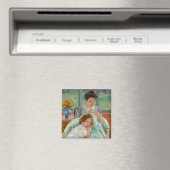 Aimant Mary Cassatt - Jeune Mère Cousant (In Situ (Lave-vaisselle))
