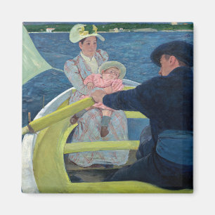Aimant Mary Cassatt - La Partie en barque