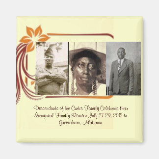 Aimant Mary Croom Curtis et ses fils Benjamin & Joseph