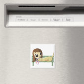 Aimant Mary et Crouton le chien (In Situ (Lave-vaisselle))