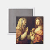 Aimant Mary et Martha (huile sur panneau) (Recto/Verso)