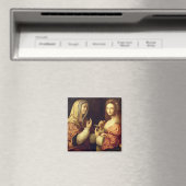 Aimant Mary et Martha (huile sur panneau) (In Situ (Lave-vaisselle))