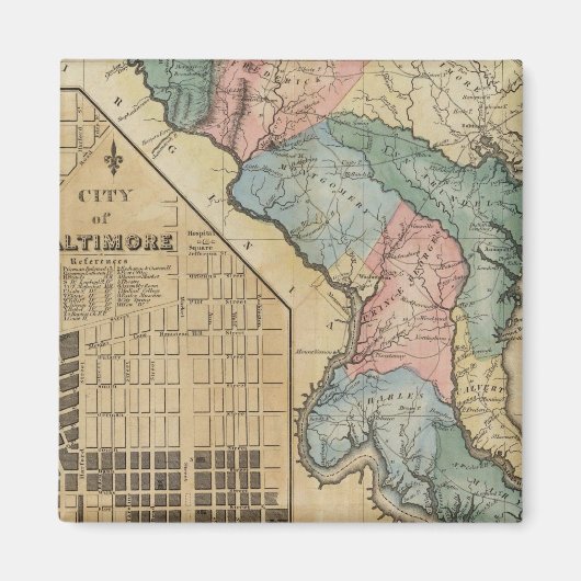 Aimant Maryland 8 (Devant)