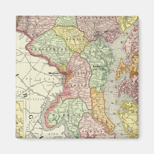 Aimant Maryland et Delaware (Devant)