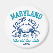 Aimant Maryland Old Line State - Maryland Pride (Devant)