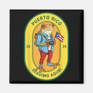 Aimant Más Fotos Porto Rico Drapeau Ricain Sapo Concho