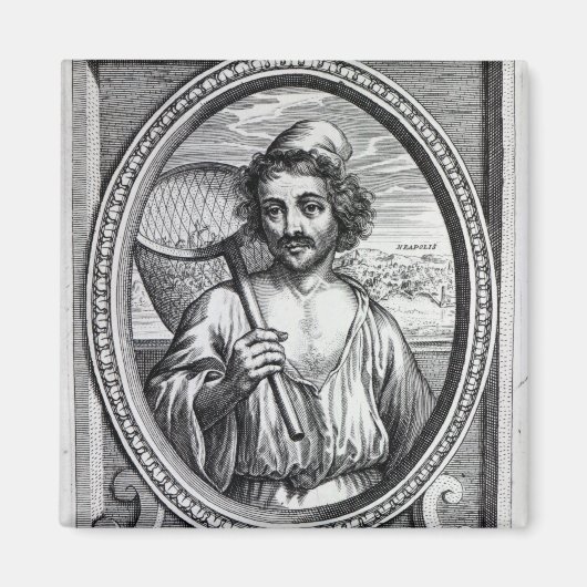 Aimant Masaniello, gravée par Petrus de Iode (Devant)