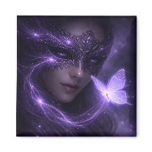 Mascarade Papillon Fantastique Violet Mystique