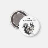 aimant mascotte ADHD (Recto/Verso)