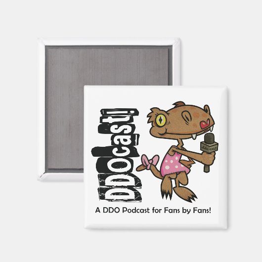 Aimant Mascotte DDOcast Snippiz (Recto/Verso)