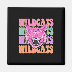 Aimant Mascotte de l'école Wildcats