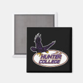 Aimant Mascotte des Hawks de Hunter College (Recto/Verso)