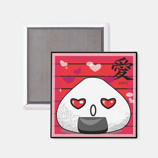 Aimant Mascotte japonaise au manga (Recto/Verso)