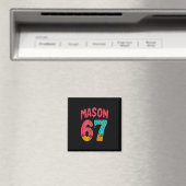 Aimant Mason 67 Glace Mignon Mème Six Sept (sur Ck)  (In Situ (Lave-vaisselle))