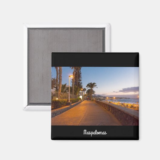 Aimant Maspalomas Beach Boulevard (Recto/Verso)