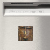 Aimant Masque africain en bois (In Situ (Lave-vaisselle))