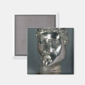Aimant Masque d'argent, romain, 1ère moitié du 3ème siècl (Recto/Verso)