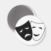 Aimant Masque De Comédie Et De Tragédie (Recto/Verso)