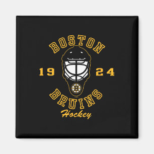 Aimant Masque de hockey Boston Bruins noir officiellement