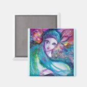 AIMANT MASQUE EN BLEU (Recto/Verso)