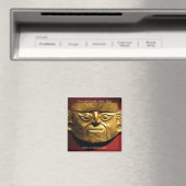 Aimant Masque en or inca, Lima, Pérou (In Situ (Lave-vaisselle))