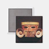 Aimant Masque humain, de Teotihuacan (Recto/Verso)