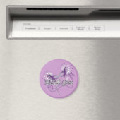 Aimant Masque Mardi Gras Violet (In Situ (Lave-vaisselle))