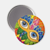 Aimant Masque vénitien (Recto/Verso)