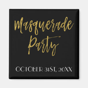 Aimant Masquerade Party Enregistrer l'aimant de date
