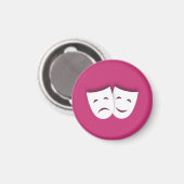 Aimant Masques de comédie et de tragédie (Recto/Verso)