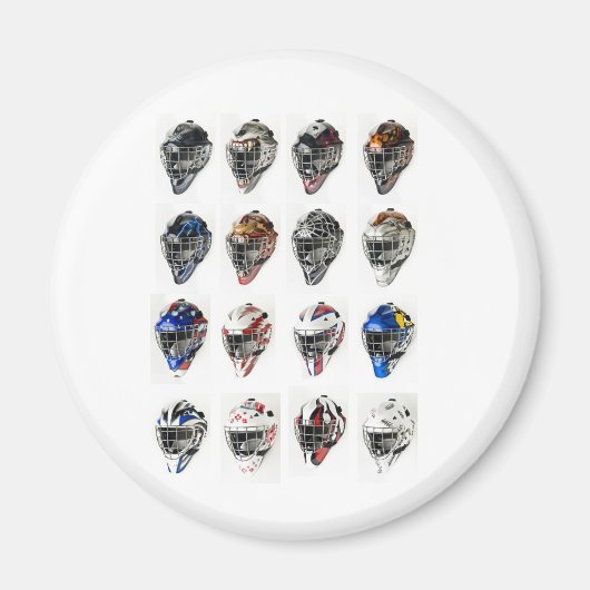 Aimant Masques de hockey (Devant)