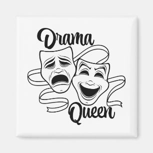 Aimant Masques de théâtre de comédie et de tragédie Drama