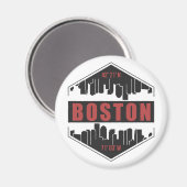 Aimant Massachusetts de Boston (Recto/Verso)
