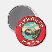 Aimant Massachusetts de Plymouth (Recto/Verso)