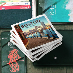 Aimant Massachusetts vintages de Boston