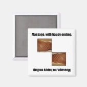 Aimant Massage, Avec Fin Heureuse. (Recto/Verso)