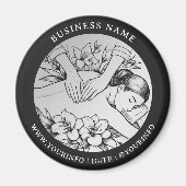 Aimant Massage Thérapie Guérison Mains Énergie Spa Bien-ê (Devant)