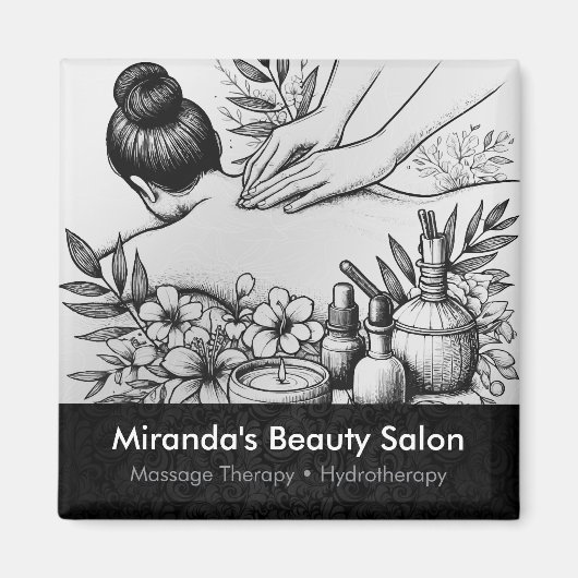 Aimant Massage Thérapie Guérison Mains Énergie Spa Bien-ê (Devant)