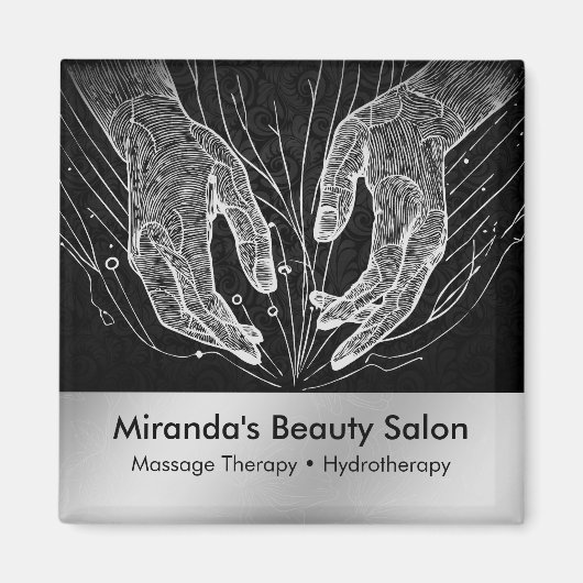 Aimant Massage Thérapie Guérison Mains Énergie Spa Bien-ê (Devant)