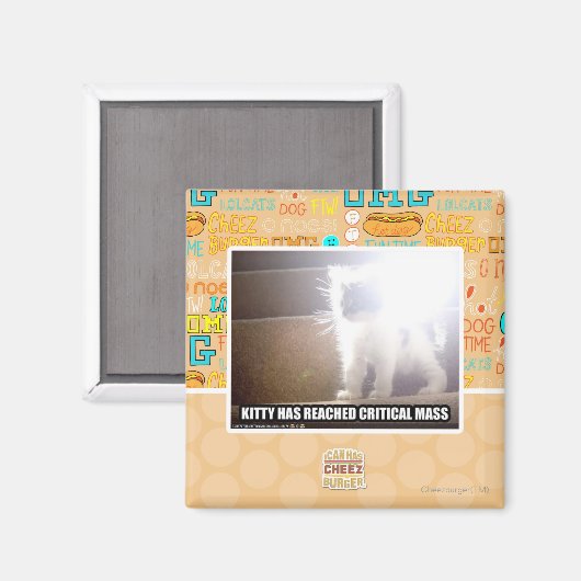 Aimant Masse critique Kitty (Recto/Verso)