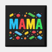 Aimant Master Builder Blocs de briques Blocs drôle Mère (Devant)