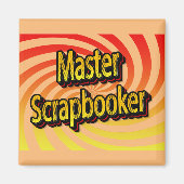 Aimant "Master Scrapbooker" (Devant)