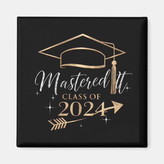 Aimant Mastered It Class of 2024 Graduation Cadfts for He (Devant)