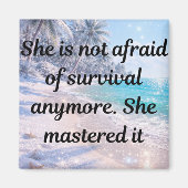 Aimant Mastered Survival - Unbreakable Strength (Devant)