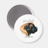 Aimant Mastiff (abricot) Maman 2 (Recto/Verso)