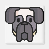 Aimant Mastiff anglais (Devant)