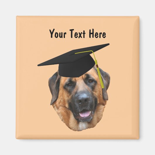 Aimant Mastiff dans le cadre de la graduation Cap Funny D (Devant)